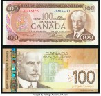 Canada Bank of Canada $100 1975; 2004 BC-52a; BC-66 Two Examples Crisp Uncirculated. 

HID09801242017

© 2020 Heritage Auctions | All Rights Reserved