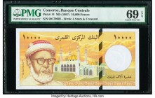 Comoros Banque Centrale Des Comores 10,000 Francs ND (1997) Pick 14 PMG Superb Gem Unc 69 EPQ. 

HID09801242017

© 2020 Heritage Auctions | All Rights...