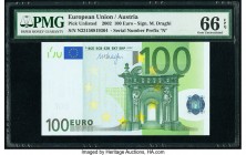 European Union Austria 100 Euro 2002 Pick 12n PMG Gem Uncirculated 66 EPQ. 

HID09801242017

© 2020 Heritage Auctions | All Rights Reserved