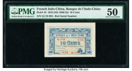 French Indochina Banque de l'Indo-Chine 10 Cents 1919 (ND 1920-23) Pick 44 PMG About Uncirculated 50. 

HID09801242017

© 2020 Heritage Auctions | All...
