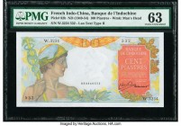 French Indochina Banque de l'Indo-Chine 100 Piastres ND (1949-54) Pick 82b PMG Choice Uncirculated 63. 

HID09801242017

© 2020 Heritage Auctions | Al...