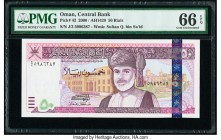 Oman Central Bank of Oman 50 Rials 2000 / AH1420 Pick 42 PMG Gem Uncirculated 66 EPQ. 

HID09801242017

© 2020 Heritage Auctions | All Rights Reserved...