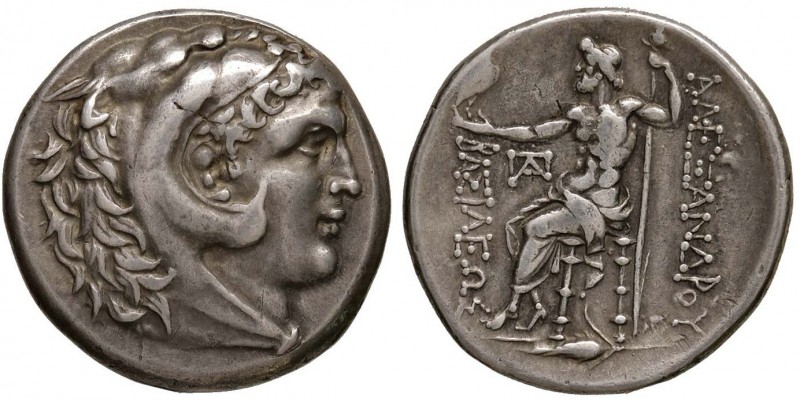 Alessandro III (336-323 a.C.) Tetradramma (Kallatis, 33-323 a.C.) Busto a d. - R...