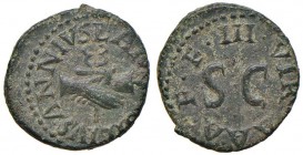 Augusto (27 a.C.-14 d.C.) Quadrante (Roma) - C. 338 AE (g 2,62)
qSPL