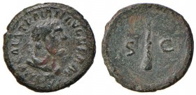 Traiano (98-117) Quadrante - Testa di Ercole a d. - R/ Bastone tra S e C - C. 344 AE (g 2,55)
qBB