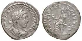 Elagabalo (217-218) Denario - Busto laureato a d. - R/ La Fides seduta a s. - RIC 71 AG (g 3,18)
BB