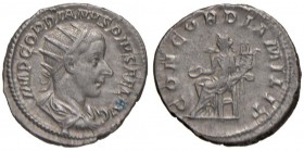 Gordiano III (238-244) Antoniniano - Busto laureato a d. - R/ La Concordia seduta a s. -C. 62; RIC 65 AG (g 5,14)
SPL