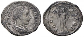 Gordiano III (238-244) Denario - Busto laureato a d. - R/ Giove stante - C. 113; RIC 122 AG (g 2,94)
BB+