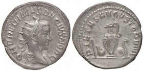 Erennio Etrusco (251) Antoniniano - Busto radiato a d. - R/ PIETAS AVGVSTORVM, strumenti sacrificali - RIC 143 AG (g 3,66)
BB+