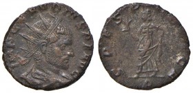 Claudio II (268-270) Antoniniano (Mediolanum) - Busto radiato e drappeggiato a d. - R/ Spes stante a s. - C. 284; RIC 168 AE (g 2,72)
BB