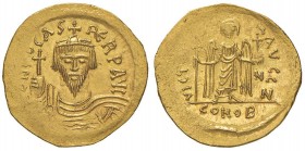 Focas (602-610) Solido (Costantinopoli) Busto di fronte - R/ Angelo stante di fronte - Sear 620 AU (g 4,49)
BB+