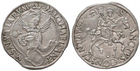 CARMAGNOLA Michele Antonio di Saluzzo (1504-1528) Cornuto - MIR 166 AG (g 5,68)
BB+/qSPL