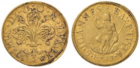 FIRENZE Cosimo III (1670-1723) Fiorino 1713 - MIR 325/2 AU (g 3,39) RR Ex Rauch 96, lotto 1774
BB+