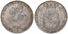 FIRENZE Leopoldo II (1824-1859) Francescone 1826 - MIR 446 AG (g 27,35) RR Piccoli depositi
BB