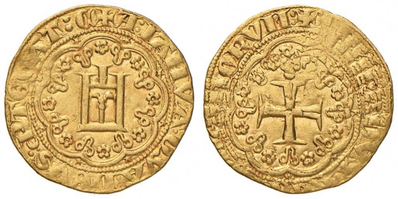 GENOVA Simon Boccanegra (1339-1344) Genovino - MIR 28 AU (g 3,49) Ribattuto al R...