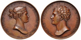 LUCCA Elisa e Felice Baciocchi (1805-1814) Medaglia - Opus: Santarelli - AE (g 37,71 - Ø 40 mm) Minimi colpetti al bordo
SPL+
