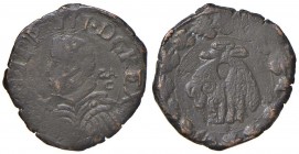 NAPOLI Filippo IV (1621-1665) Tornese 1636 - MIR 268/7 CU (g 6,28) Sigle GA/C
qBB