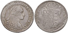 NAPOLI Ferdinando IV (1759-1799) Piastra 1788 - Magliocca 246 AG (g 27,20) Graffietti
BB