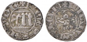 Amedeo VIII Reggente (1391-1398) Quarto di grosso - cfr. MIR 119 MI (g 1,43)
BB