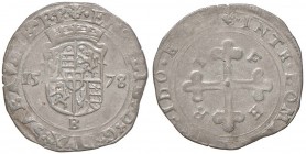 Emanuele Filiberto (1553-1580) Bianco 1578 - MIR 521d MI (g 4,47)
BB+/SPL