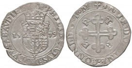 Emanuele Filiberto (1553-1580) Bianco 1579 - MIR 521f MI (g 4,28)
SPL
