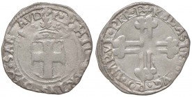 Emanuele Filiberto (1553-1580) 2 Grossi I tipo - MIR 526a MI (g 3,12) RR
SPL