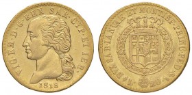 Vittorio Emanuele I (1802-1821) 20 Lire 1818 - Nomisma 510 AU R
qBB