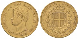 Carlo Alberto (1831-1849) 20 Lire 1832 G FERT - Nomisma 640 AU R Spazzolata
MB