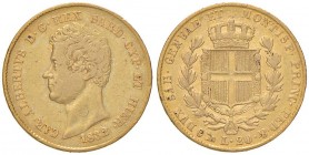Carlo Alberto (1831-1849) 20 Lire 1832 G FERT - Nomisma 640 AU R /
MB