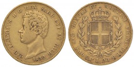 Carlo Alberto (1831-1849) 20 Lire 1832 T FERT - Nomisma 642 AU R
 MB