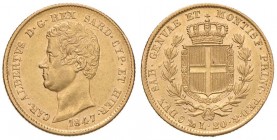 Carlo Alberto (1831-1849) 20 Lire 1847 G - Nomisma 661 AU
qSPL/SPL