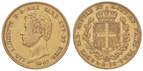 Carlo Alberto (1831-1849) 20 Lire 1847 G - Nomisma 661 AU
BB