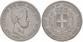 Carlo Alberto (1831-1849) 2 Lire 1835 T - Nomisma 708 AG RR
MB