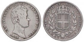 Carlo Alberto (1831-1849) Lira 1832 G - Nomisma 719 AG RR
 MB