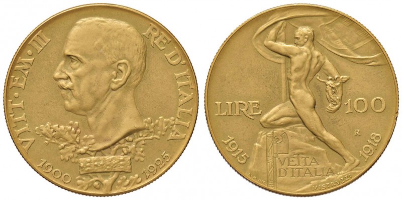 Vittorio Emanuele III (1900-1946) 100 Lire 1925 - Nomisma 1054 AU RR
SPL