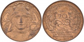 Vittorio Emanuele III (1900-1946) 20 Centesimi 1906 Buono per la Fiera di Milano - Nomisma 1411 CU
SPL+