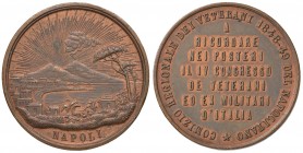 Medaglia per il comizio dei veterani 1848-1849 del napolitano - Opus: Olivieri - AE (g 23,60 - 37 mm)
SPL+
