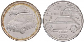 REPUBBLICA ITALIANA (1946-) 2 Euro 2017 - AG 60 Anni Fiat Cinquecento. In astuccio originale
FDC