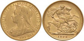 AUSTRALIA Victoria (1837-1901) Sterlina 1898 S - Fr. 23 AU (g 8,00) Deposito al bordo
SPL