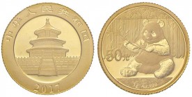 CINA 50 Yuan 2017 - AU (g 3,00) Panda
FS
