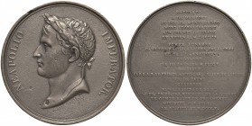 MEDAGLIE NAPOLEONICHE Medaglia 1810 Duca di Montello - Opus: Galle - MA (g 146,62 - Ø 66 mm) Fusione, ossidazioni al bordo e porosità diffusa
BB