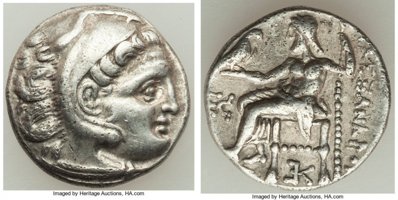 MACEDONIAN KINGDOM. Alexander III the Great (336-323 BC). AR drachm (18mm, 4.16 ...