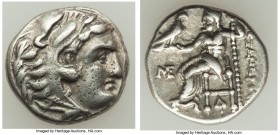 MACEDONIAN KINGDOM. Alexander III the Great (336-323 BC). AR drachm (16mm, 4.26 gm, 11h). VF. Posthumous issue of Abydus, ca. 310-301 BC. Head of Hera...