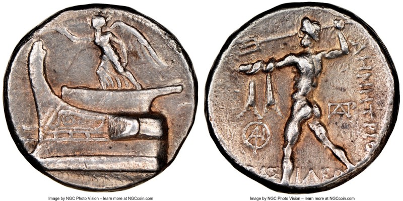 MACEDONIAN KINGDOM. Demetrius I Poliorcetes (306-283 BC). AR tetradrachm (24mm, ...