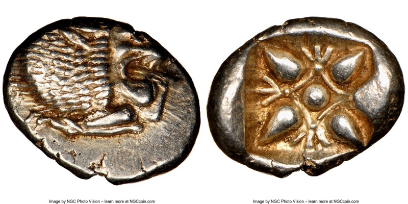 IONIA. Miletus. Ca. late 6th-5th centuries BC. AR 1/12 stater or obol (11mm). NG...