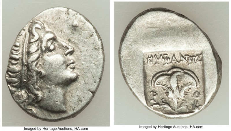 CARIAN ISLANDS. Rhodes. Ca. 88-84 BC. AR drachm (15mm, 2.48 gm, 1h). Plinthophor...