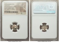 LYCIAN LEAGUE. Masicytes. Ca. 48-20 BC. AR hemidrachm (13mm, 1.84 gm, 12h). NGC MS 5/5 - 4/5. Series 1. Laureate head of Apollo right; Λ-Y below / M-A...
