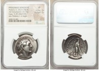 PTOLEMAIC EGYPT. Ptolemy II Philadelphus (285/4-246 BC). AR stater or tetradrachm (29mm, 14.14 gm, 1h). NGC VF 4/5 - 3/5. Gaza, dated Year 30 (256/5 B...