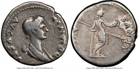 Domitia (AD 82-96). AR cistophorus (26mm, 7h). NGC Choice Fine. Asian mint, AD 82. DOMITIA-AVGVSTA, draped bust of Domitia right, seen from front, hai...