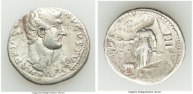 Hadrian (AD 117-138). AR cistophorus (28mm, 10.50 gm, 12h). VF, overstruck. Miletus, after AD 128. HADRIANVS-AVGVSTVS P P, bare head of Hadrian right ...